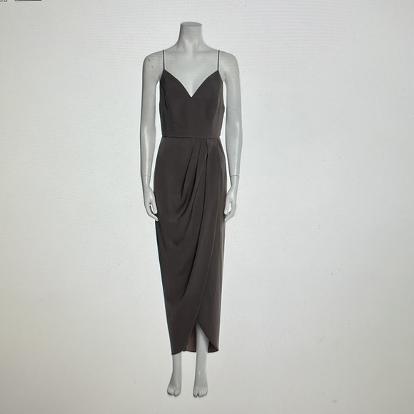 SHONA JOY Vneck long dress - Picture 1 of 5